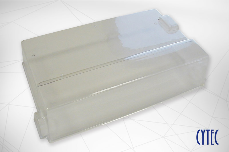 Capot thermoformé transparent en PET