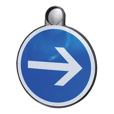 Panneau de signalisation thermoformé