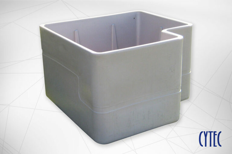 Jardinière urbaine en plastique rotomoulé